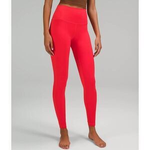 lululemon athletica High-Rise Solar Orange Leggings.